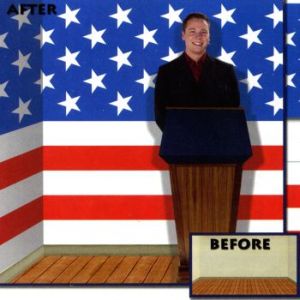 Patriotic Stars Backdrop