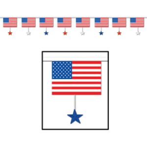 Flags and Stars All-Weather Banner