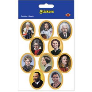 Faces In History Stickers