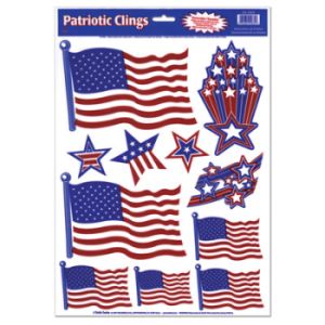 Patriotic Window Clings