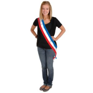 Patriotic Satin Sash