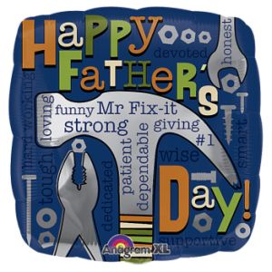 Happy Father's Day Mr Fix It Foil Balloon