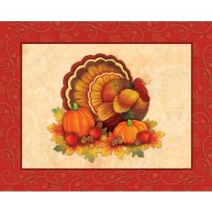 Thanksgiving Scroll Placemats