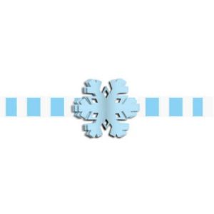 Snowflake 3-D Napkin Bands