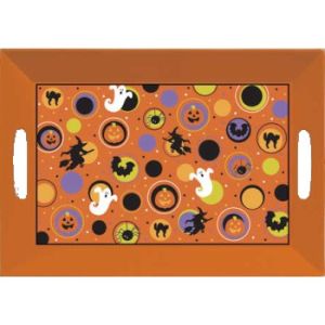 Halloween Plastic Serving Tray w/Handles