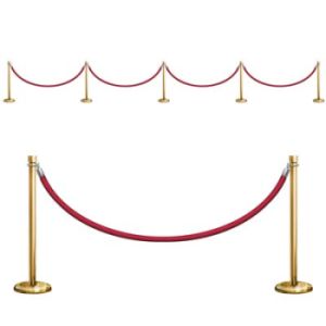 Stanchion Party Props