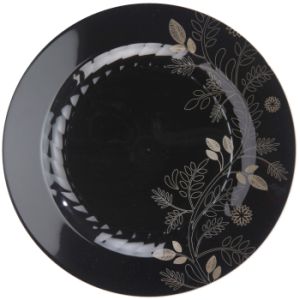 Masterpiece Sonata 10-1/4-inch Plates, Black