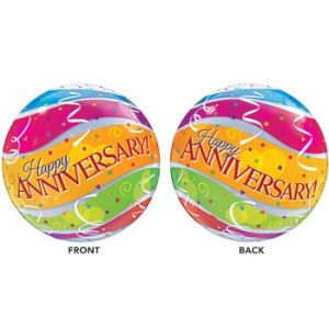 Happy Anniversary Bubble Balloon