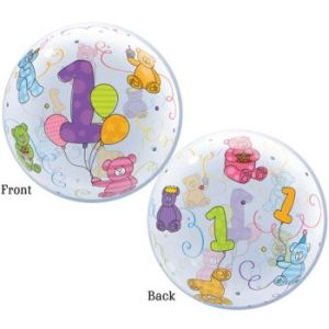1st Birthday Bubble Balloon