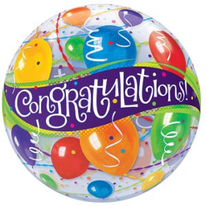 Congratulations Bubble Balloon