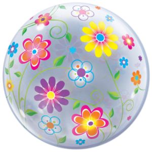 Spring Floral Bubble Balloon