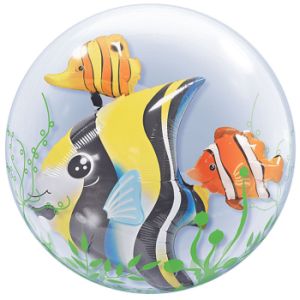 Tropical Fish Double Bubble Balloon