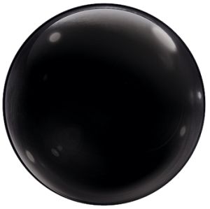 15-inch Qualatex Bubble Balloon, Black