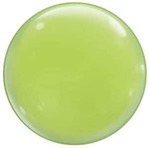 15-inch Qualatex Bubble Balloon, Lime Green