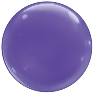 15-inch Qualatex Bubble Balloon, Purple