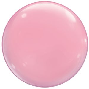 15-inch Qualatex Bubble Balloon, Pink