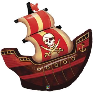 Pirate Ship 40-inch Foil Balloon