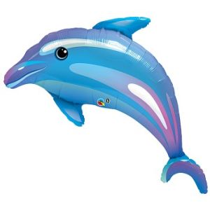 Delightful Dolphin 42-inch Foil Balloon