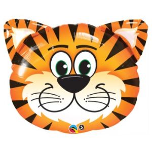 Tiger Head 30-inch Foil Balloon