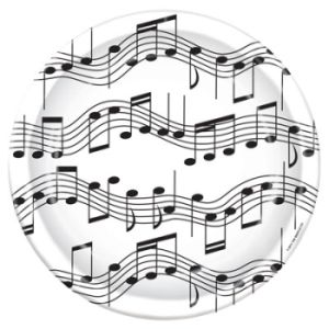 Musical Notes 7-inch Plates