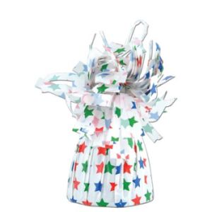 Printed Balloon Weights, Stars Multi-Color