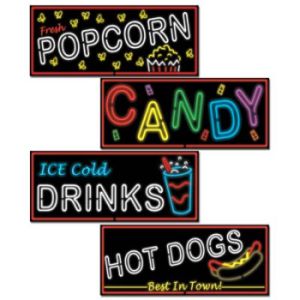 Neon Food Signs