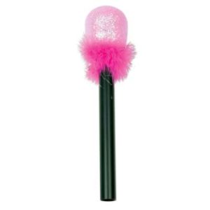 Glittered Pink Toy Microphone