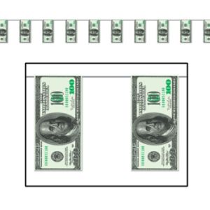$100 Bill All-Weather Pennant Banner