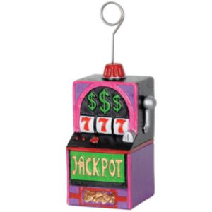 Slot Machine Photo/Balloon Holder