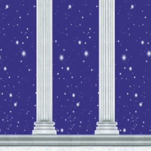 Column & Night Sky Backdrop