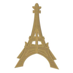Glittered 3-D Eiffel Tower Centerpiece