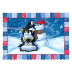 Seasonal Occasions Placemats Frosty Friends