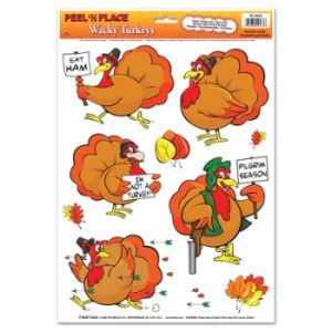 Wacky Turkey Peel N Place