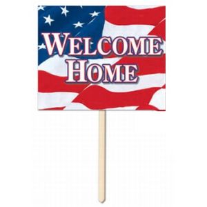 Welcome Home Yard Sign