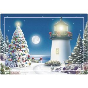 Holiday Lighthouse Placemats