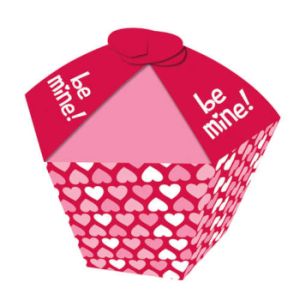 Valentine Hearts Cupcake Favorbox