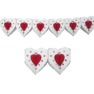 Honeycomb Hearts Jointed Banner