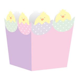 Easter Chick Head Treat Box