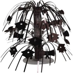 Congrats Grad Mini Cascade Centerpiece, Black