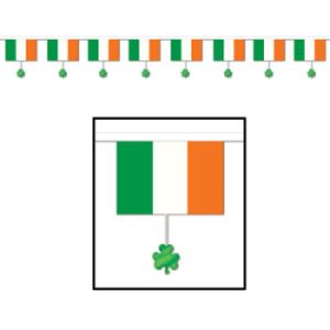 Irish Flags & Shamrocks All-Weather Banner