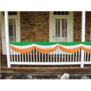 Irish Fabric Bunting w/Adjustable Drawstrings
