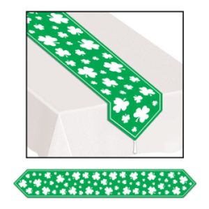 Printed Shamrock Table Runner