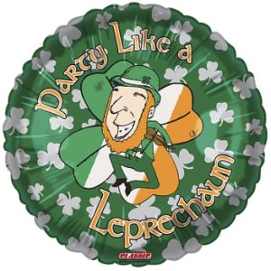 Party Like A Leprechaun Foil Balloons
