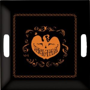 Scary Silhouettes Plastic Serving Tray