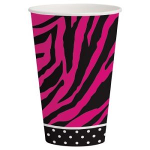 Pink Zebra Boutique 12oz Cups