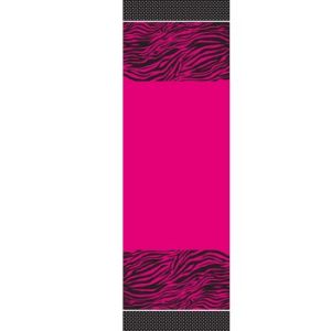 Pink Zebra Boutique Plastic Tablecloth