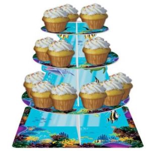 Ocean Party Cupcake Tiered Server