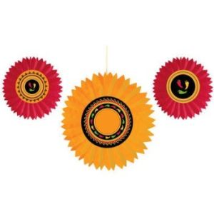 Fiesta Grande Tissue Fans w/Attachments