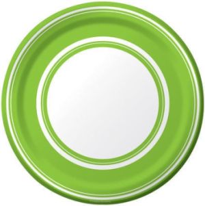 Coordinate 7-inch Plates, Fresh Lime
