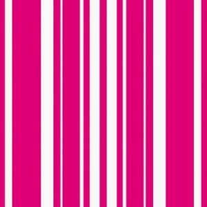 Coordinate 3-Ply Lunch Napkins, Hot Magenta Stripe